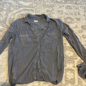 Hollister button down blouse